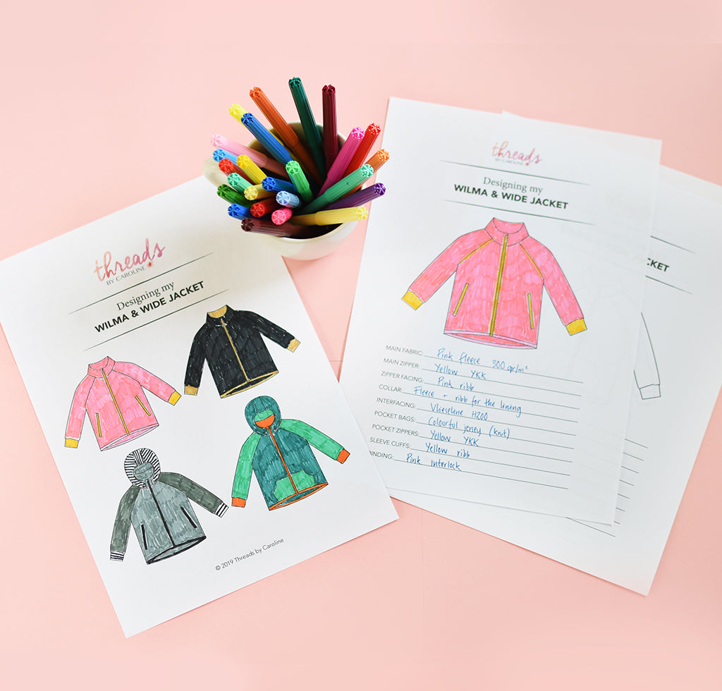 Pattern Up Sheets Design sheets for patterns – Threads by Caroline