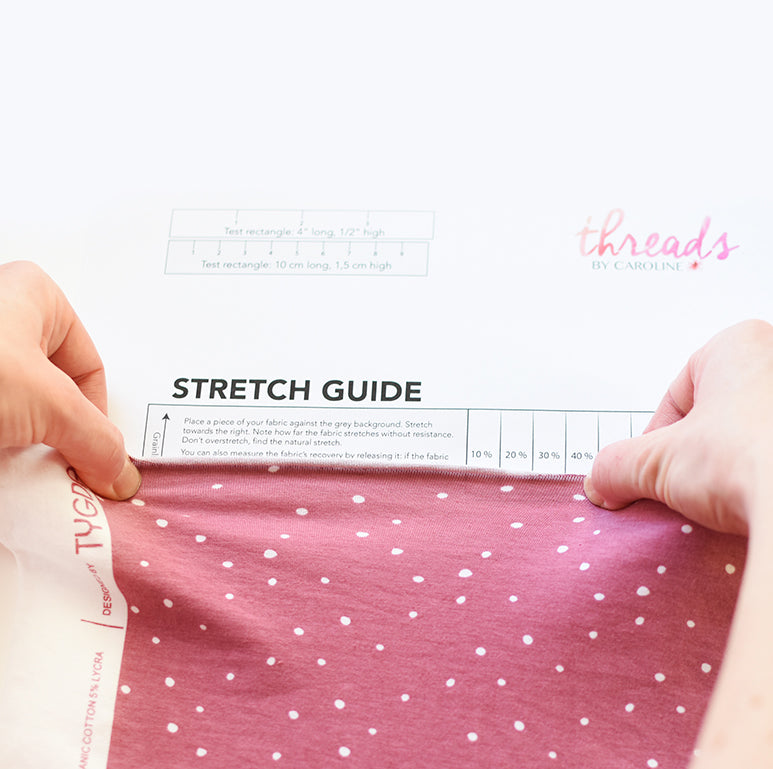 Evaluate fabric stretch – Threads by Caroline