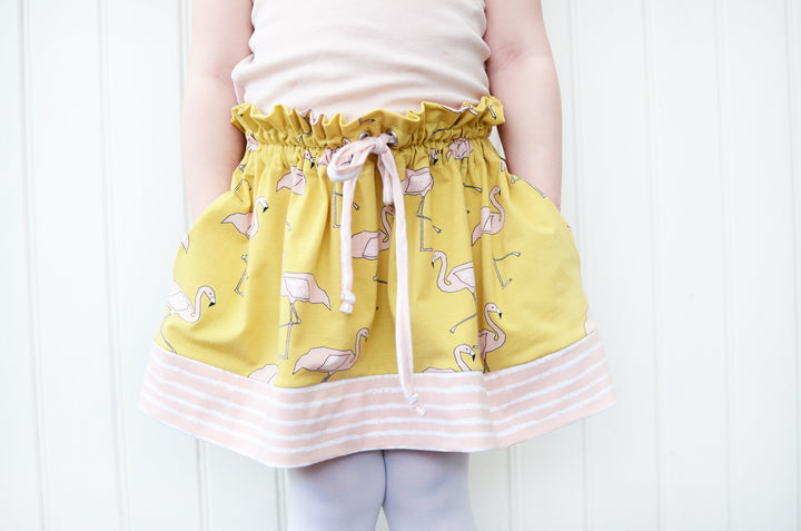 Molly skirt with waist ruffle