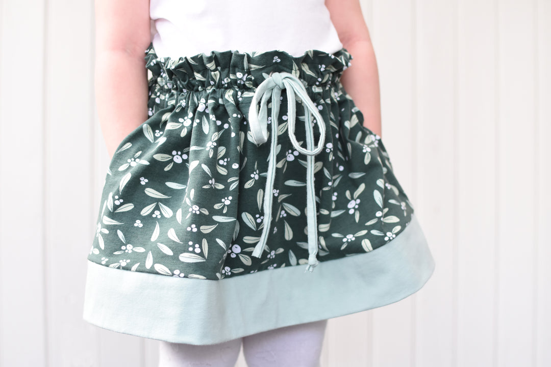 Molly skirt with waist ruffle