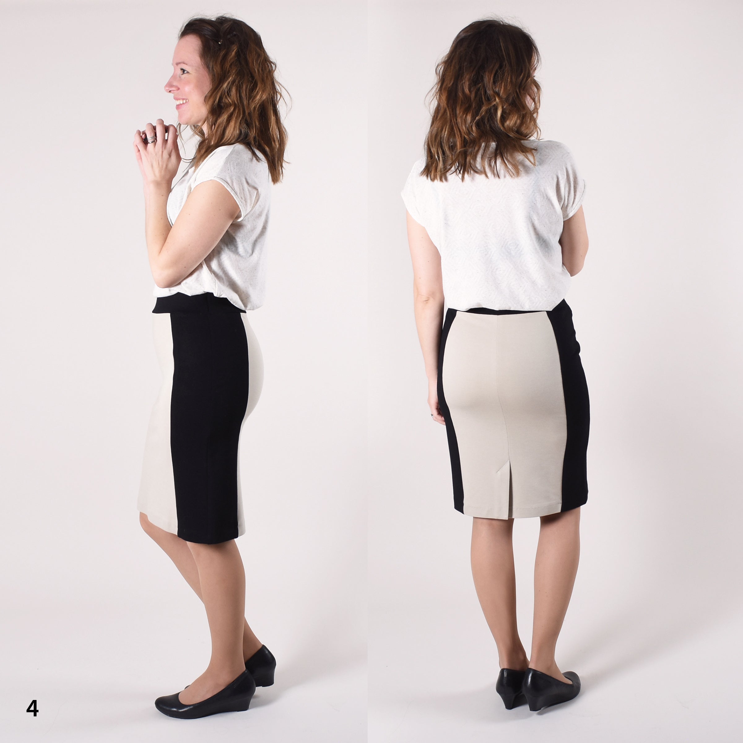 Sofia pencil skirt with variants – Threads by Caroline